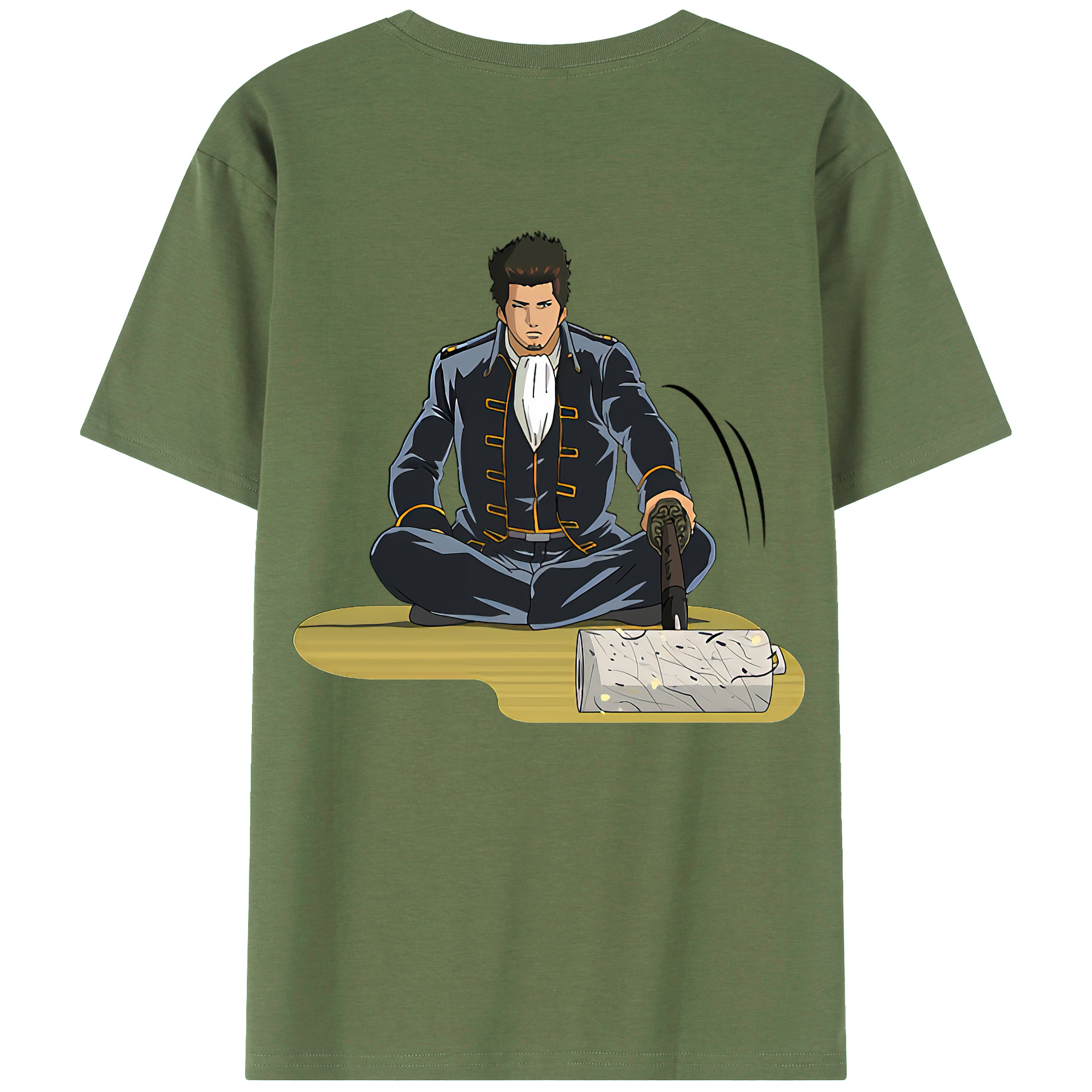（画像用） ぎんたま 坂田銀時（さかたぎんとき） 神楽 志村新八（しむら しんぱち） GINTAMA Sakata Gintoki Kagura Shimura Shinpachi 綿100％ メンズ半袖Tシャツ（バックプリント） 通気性